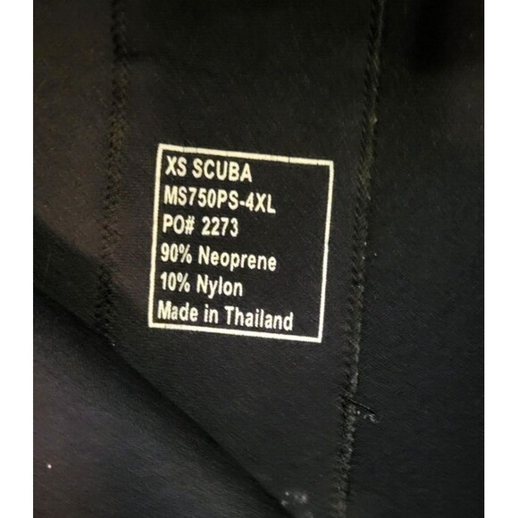 XS Scuba Wet Suit Overalls Size 4XL Reinforced Knees - Picture 5 of 6